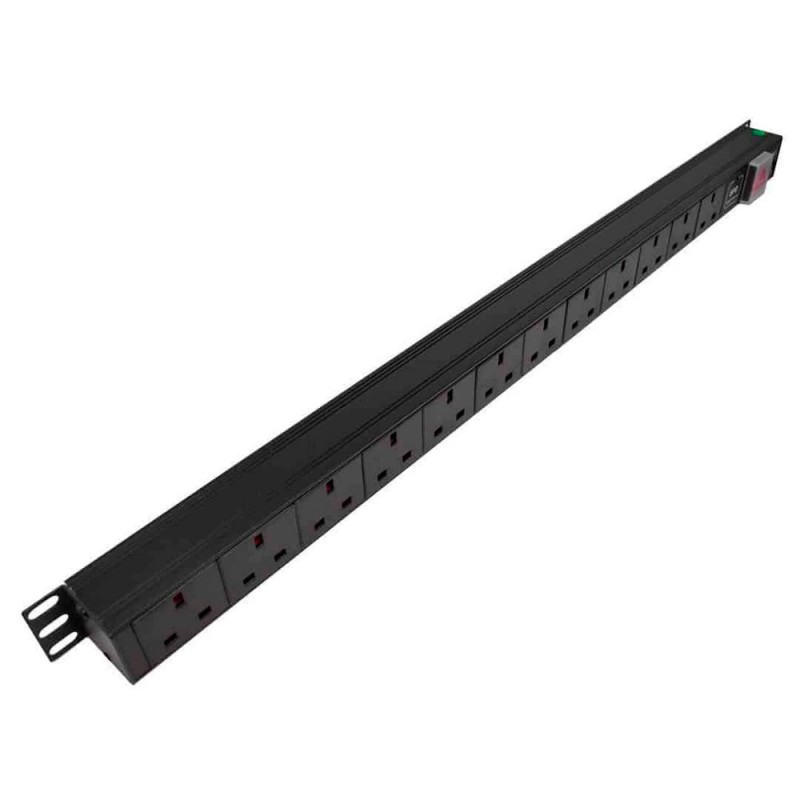 Power Rack Vertical 12 tomas (PDU ) 15 AMP con tomacorriente universal